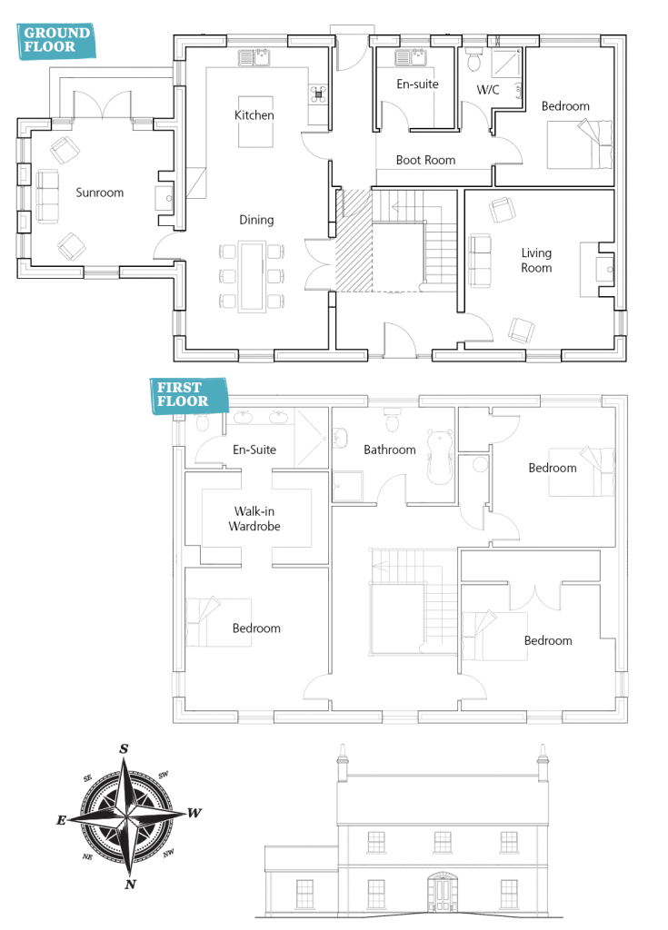 neo georgian new build plans