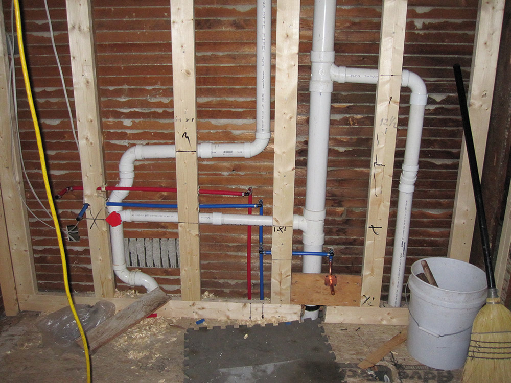 bathroom plumbing