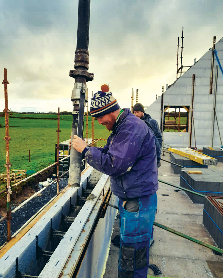 insulating concrete formwork