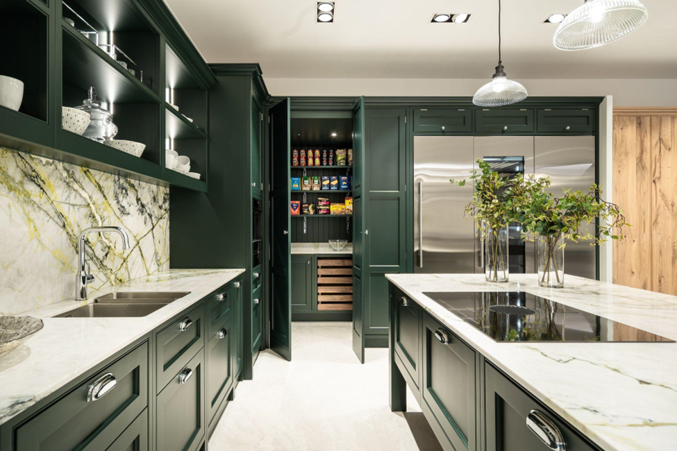 green kitchen