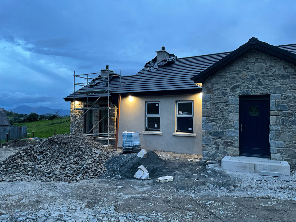 Traditional build in Co Down