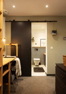 Sliding interior door